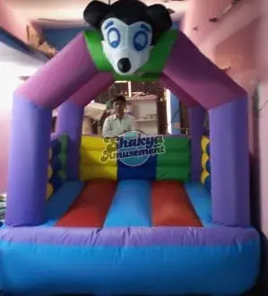 7x7 Ft Mickey Mouse Mini Jumping Bouncy – Purple Frame (JB070707001A)