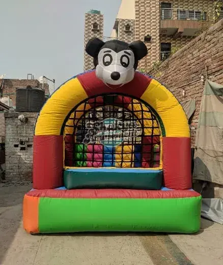 9x11 Ft Mickey Mouse Ball Pool Bouncy – Netted Rainbow Arch (JB091111002A)